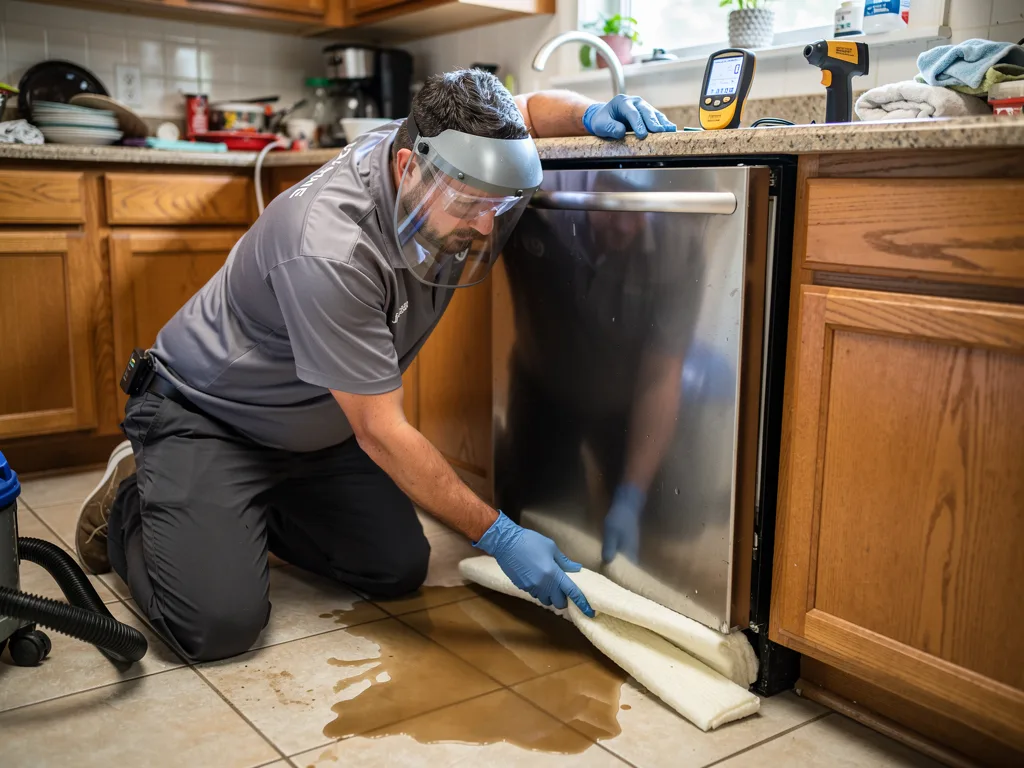 Appliance Leak Cleanup