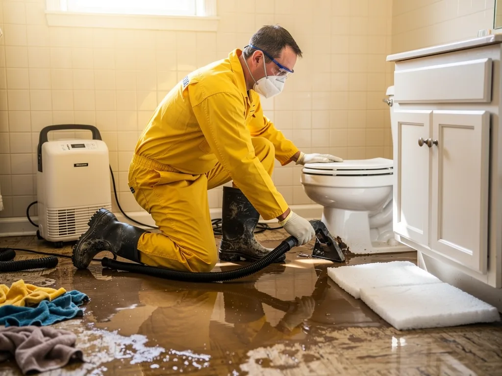Toilet Overflow Cleanup